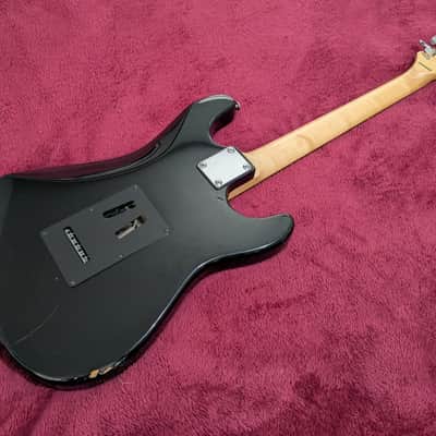 JB Player Lefty Strat copy 90s - Black - Made in Indonesia image 5