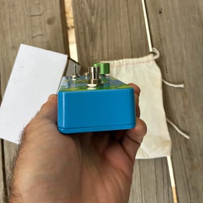 Fart Pedal The Fart Pedal 2022 - Farty Blue electric guitar puddle with box image 9