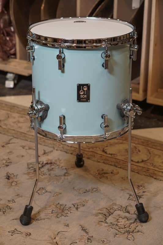 Sonor 13x14" SQ1 Birch Floor Tom - Cruiser Blue image 1