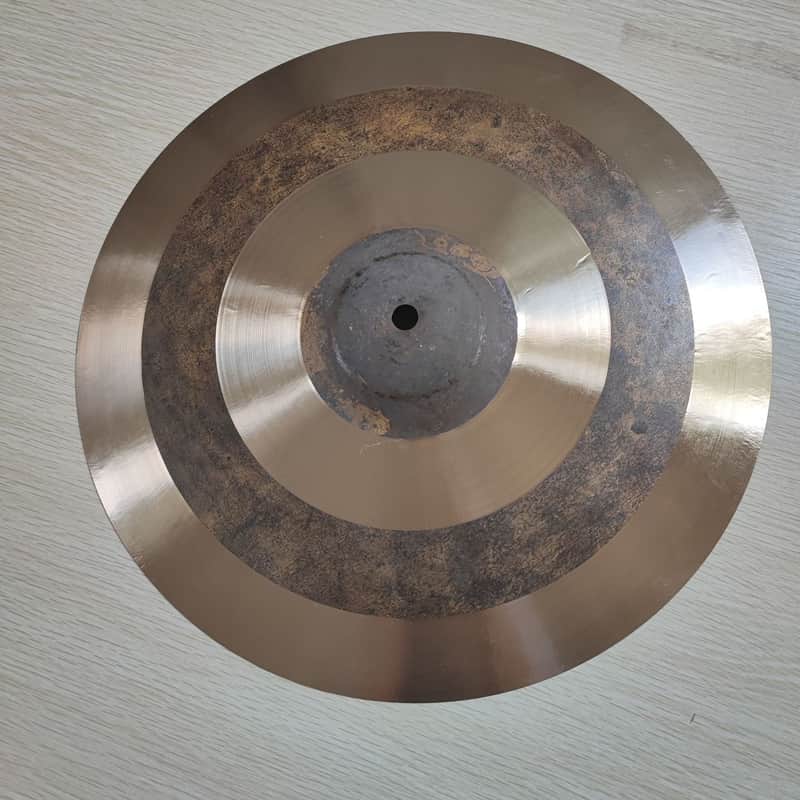 13.5" Stack Cymbal B8 Bronze Vintage Raw Surface Percussion Effect Cymbal image 1