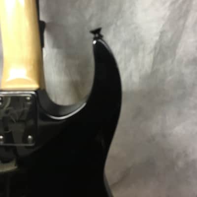 B.C. Rich ASM body art collection "Torchy" Black with flame graphic image 16