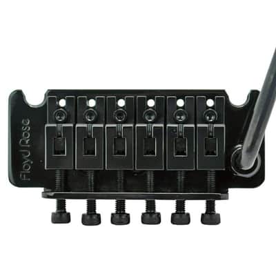 Genuine Floyd Rose Non-Fine Tuner Tremolo Bridge Black image 1