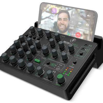Mackie MobileMix USB-Battery Powered Phone/Tablet Live Sound/Streaming Mixer+Mic image 17