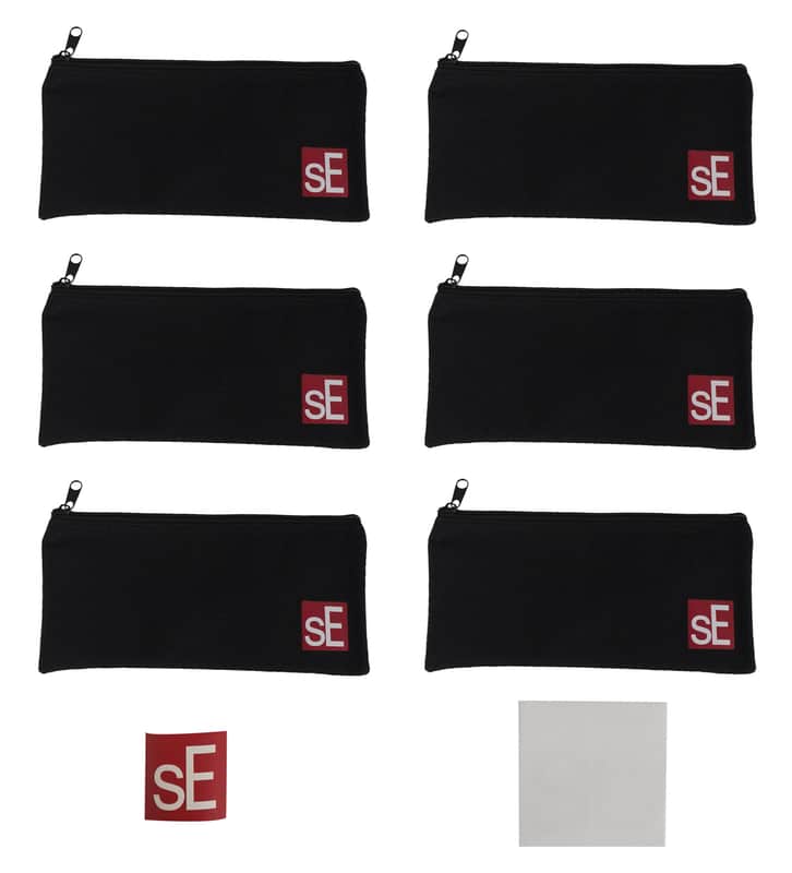 Se Electronics MP01-6P 6-Pack Pouches for V7/V3/V7 X,V KICK,V BEAT Microphones image 1