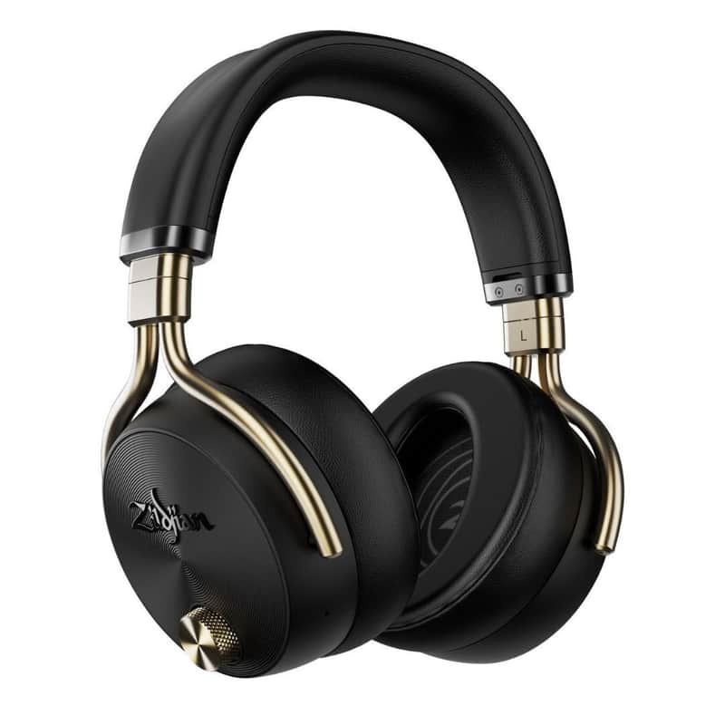 Zildjian ALCHEM-E Perfect Tune Wireless Over-Ear Headphones with 2 Levels Active Noise Cancellation, Bluetooth 5.3, and Customizable EQ Settings (Black) image 1