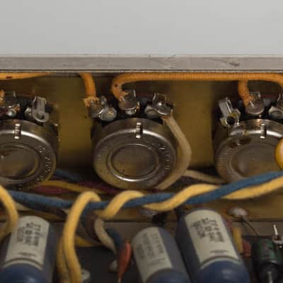 Fender Tremolux AA763 w/Larry Rodgers Reproduction 2x10 Cabinet Piggyback Tube Amplifier (1964), ser. #A01599. image 10