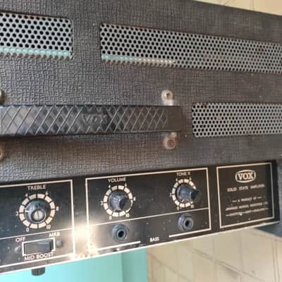 Vox Super Foundation Bass Amp 100 Watt 1967/68 Serial Number  SB 1315 and Speaker Cab image 11