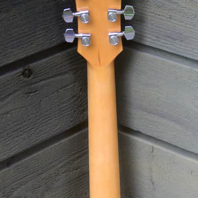 Yamaki YB400 Buffalo Head Dreadnought Guitar Circa 1980 Natural+Hard Case image 10