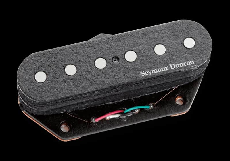 Seymour Duncan BG1400 Telecaster Bridge Pickup Black with Logo image 1