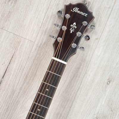 Mint Ibanez AE410 AE Acoustic-Electric Guitar, Macassar Ebony Fingerboard, Solid Sitka Spruce Top image 11