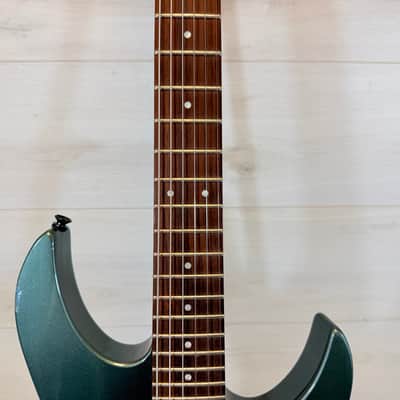 Yamaha RGX420S-D6 Drop 6 Baritone Electric Guitar Metallic Green Made in Taiwan 2003 image 4