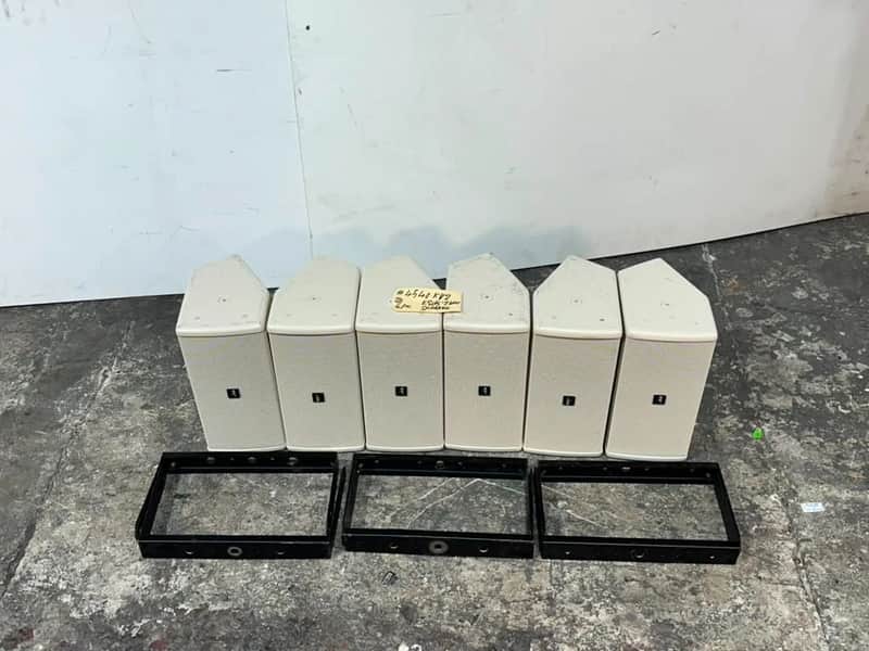 (6) KV2 Audio ESD5 Beige 5" 2-Way Passive Full Range Speaker W/ Yoke #4540 THS image 1