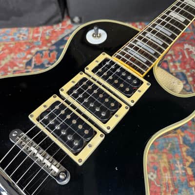 Greco Les Paul Custom Model EG600P Peter Frampton Black Beauty MIJ Fujigen - 1977 image 6