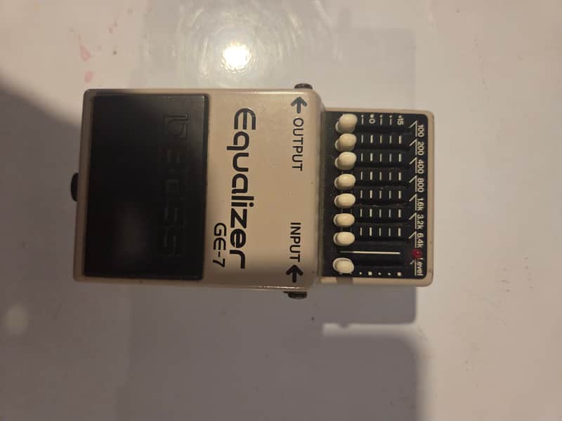 Boss GE-7 Equalizer (Black or Silver Label) 1997 - Present - Grey image 1