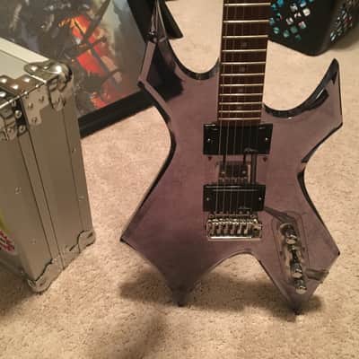 BC Rich Warlock Acrylic platinum series 1990s Black / Chrome image 2