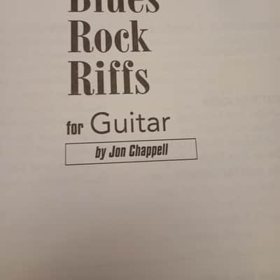 Cherry Lane Blues Rock Riffs for Guitar Tab Training Book w/ CD! 1995 - Red image 4