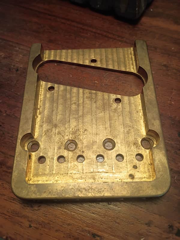 Telecaster Bridge brass 70s 80s nice! image 1