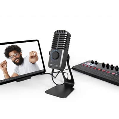 IK Multimedia iRig Stream Mic Pro Multipattern USB Condenser Microphone 2023 - Present - Grey image 2