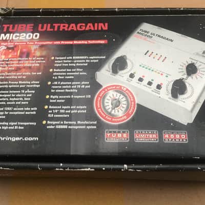 X-Display - Behringer Tube Ultragain Mic200 (only one left in stock) image 4
