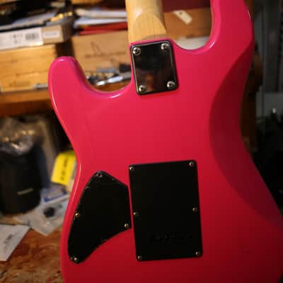 Six Flags Superman/woman Stratocaster Copy (2000s, Pink Relic) image 7