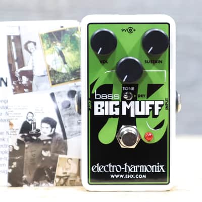 Electro-Harmonix Nano Bass Big Muff Pi Fuzz Distortion Sustainer Effect Pedal image 7