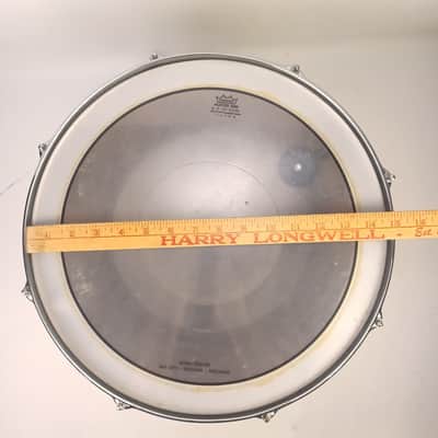 Slingerland 60s 12x15" Zoomatic Marching Snare Drum Gold Sparkle COB Brass Hoops image 16