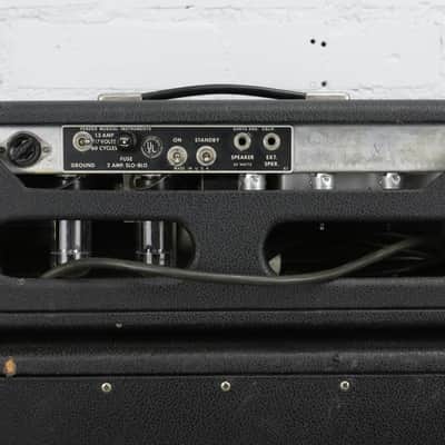 1968 Fender Bassman Amp Head & 2x12 Speaker Cabinet Guitar Bass Cab #40104 image 11
