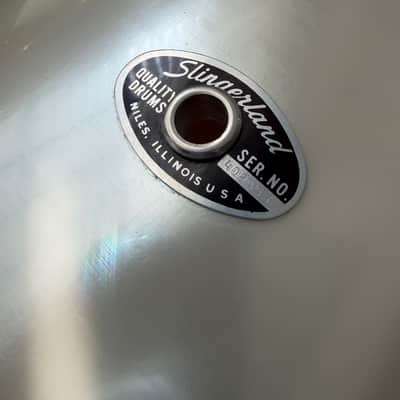 Slingerland Magnum 1979 Silver Mist 14x14 Power tom XLNT Cond! image 4