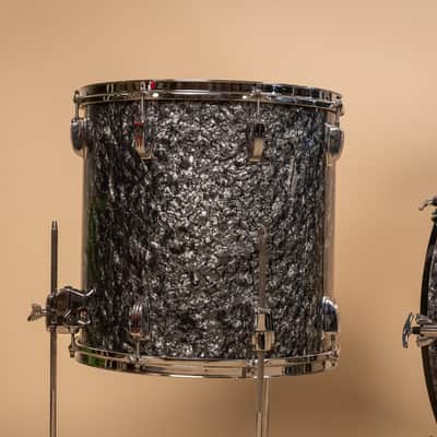 2018 Ludwig Legacy Mahogany Black Diamond Pearl Drum Set image 5