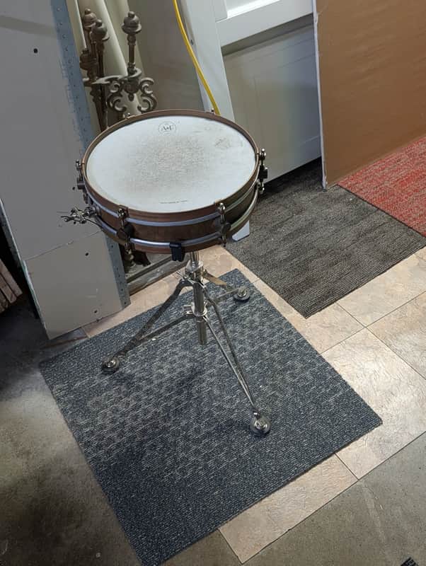 A&F Drum Co. Pancake Snare 12x4 - Bell Brass image 1