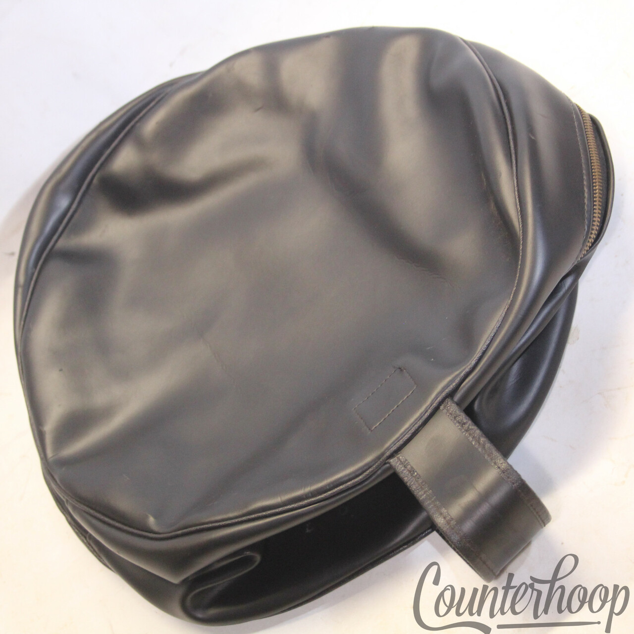 Ludwig Naugahyde Leather 6.5x14"Snare Drum Bag Soft Case Vintage80s Block Logo — main photograph