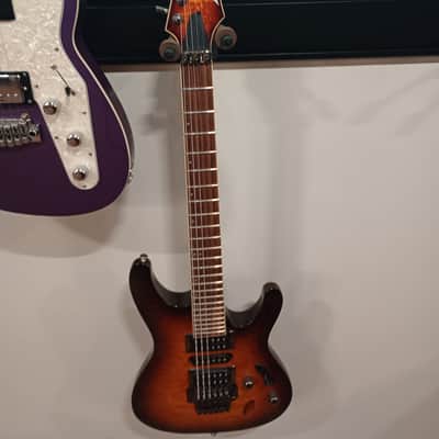 Ibanez S670QM Electric Guitar - Dragon Eye Burst image 1