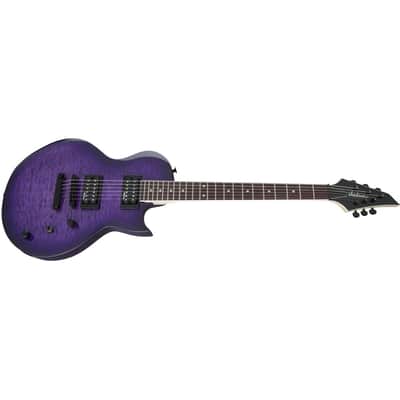 Jackson JS Series Monarkh SC JS22 Quilt Maple Guitar, Amaranth Fingerboard, Transparent Purple Burst image 15