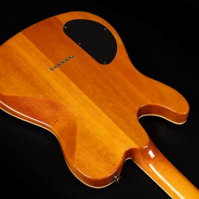 2023 Fender Special Edition Custom Telecaster FMT HH mit Indian Laurel Griffbrett - Amber | Set Neck Seymour Duncan Humbucker Coil-Tap Kluson Locking Tuner 2,41kg | Gigbag Bild 11
