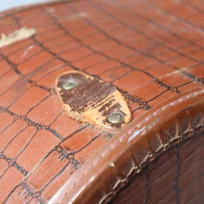 1950's Gibson LG-Style 'Alligator' Softshell Case Brown image 6