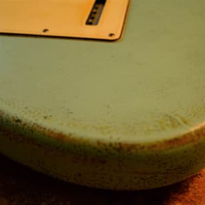 Fender Stratocaster Relic American Nitro Surf Green Custom Shop Fat 50's image 8