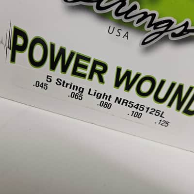SIT NR545125L Power Wound Nickel 5-String Bass Strings - Light (45-125) - LOT of THREE image 2