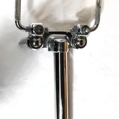 Ludwig Late 70s Early 80s 781-2 19" Double Tom Holder w/Satan Finish T-Handles and new Down Post - LDTH-109 image 6