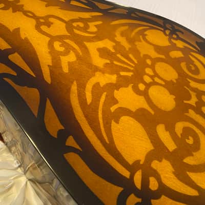 Dobro Square Neck Resonator Lapsteel 1993 - Sunburst image 22