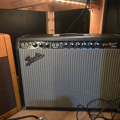 1966 Fender Pro Reverb 2-Channel 40-Watt 2x12" Guitar Combo 1965 - 1967 - Black Panel image 5