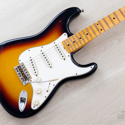 Fender Custom Shop Postmodern Stratocaster Journeyman Relic Bleached Three-Tone Sunburst image 1