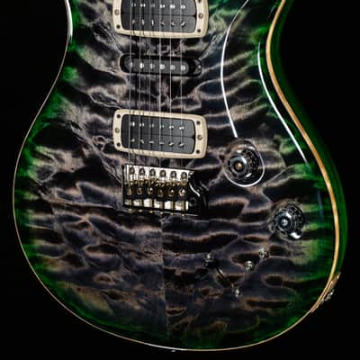 PRS Willcutt Exclusive Wood Library Modern Eagle V Charcoal Jade Burst Quilted Maple 10-Top (209) image 1