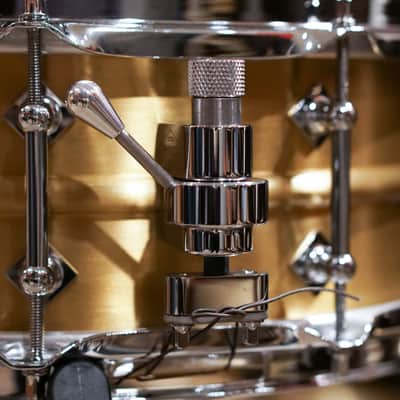 Craviotto 5.5x14" Masters Metal Brass Snare Drum - 2013 - #29/40 - NEW OLD STOCK image 3