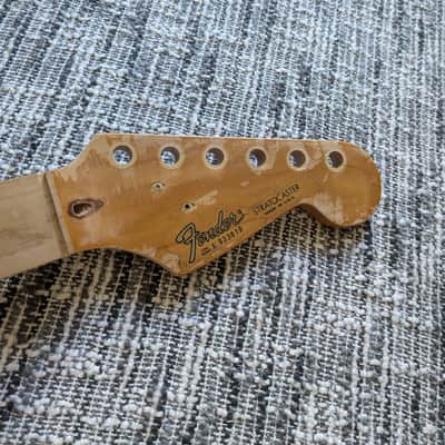 1989 Fender American Standard Stratocaster Strat Maple Neck Refret Project USA image 2
