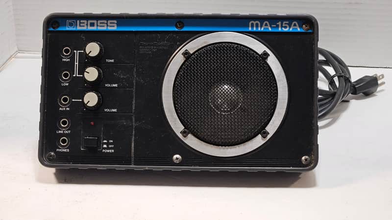 Boss MA-15A 15 Watt Amplified MICRO MONITOR Powered TESTED WORKING image 1