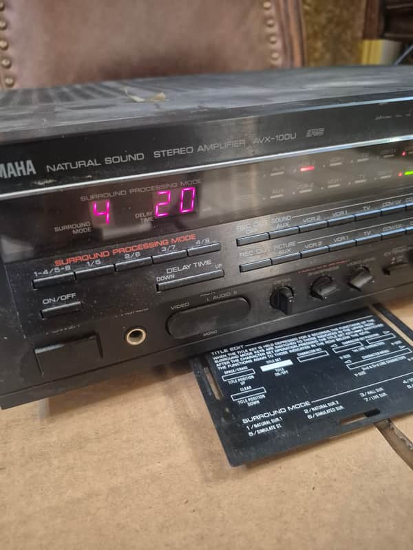 Yamaha AVX-100U Natural Sound Stereo Amplifier | Reverb