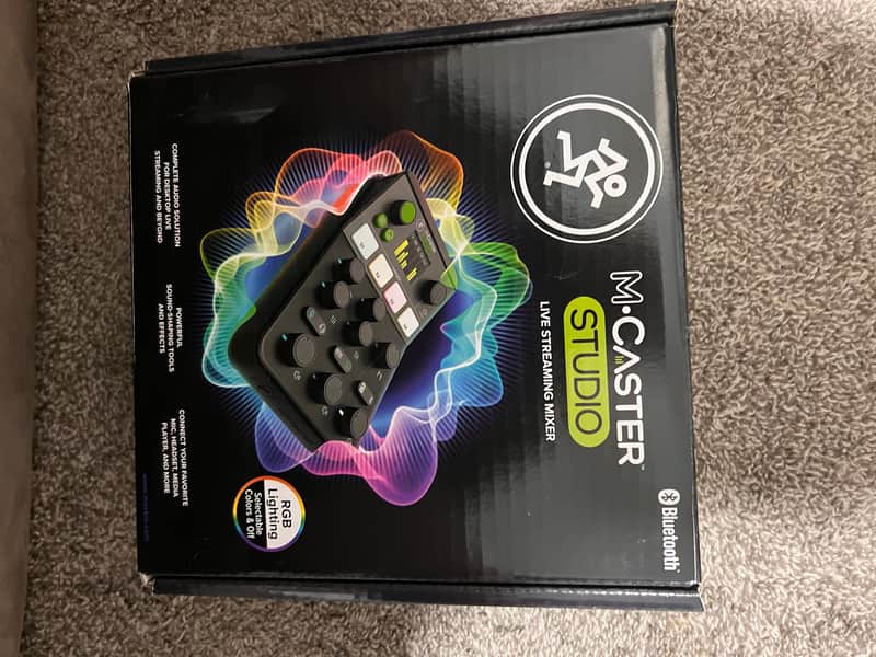 Mackie M-caster studio live streaming mixer 2024 image 1