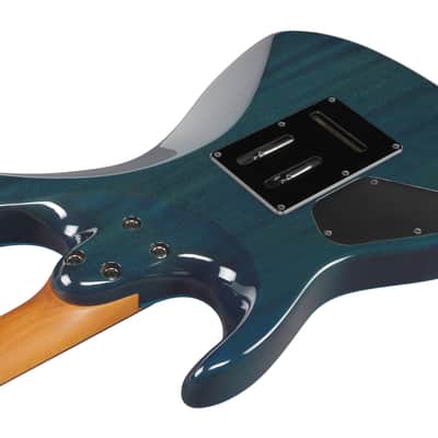 Ibanez MMN1-TAB Martin Miller Signature Electric Guitar 6-String - Transparent Aqua Blue + Case image 6