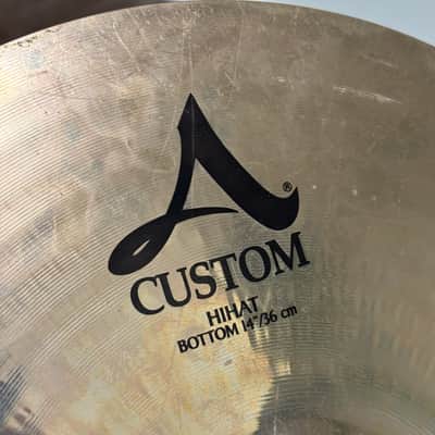 Zildjian A Custom 14" Hi-Hat Cymbals (Pair) 971g / 1143g image 9