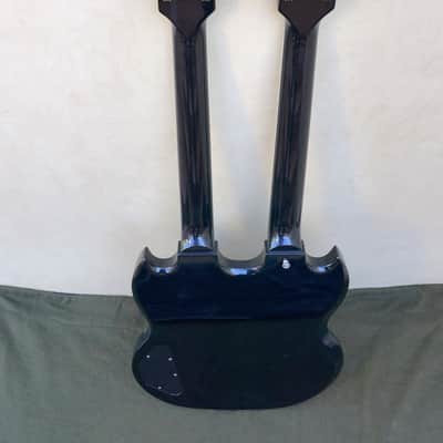 From the personal collection of Ben Harper: Gibson Custom Double Neck 6/6 1999 - Black image 4